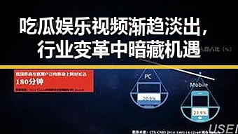 吃瓜娱乐视频渐趋淡出，行业变革中暗藏机遇